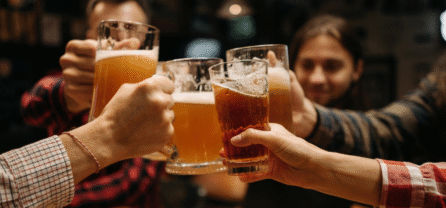 Obchodzenie Oktoberfest w regionalnej restauracji Wino i Grono w Zielonej Górze